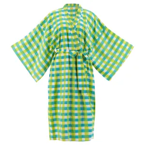Lena Robe in Citrus Gingham