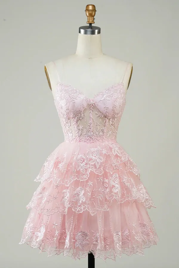 Princess V Neck Lilac Homecoming Dresses Graduation Dresses HD0207