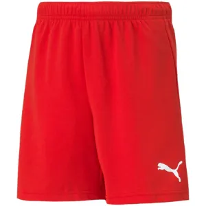 Puma Kids' teamRISE Quick-Dry Training Shorts - Red